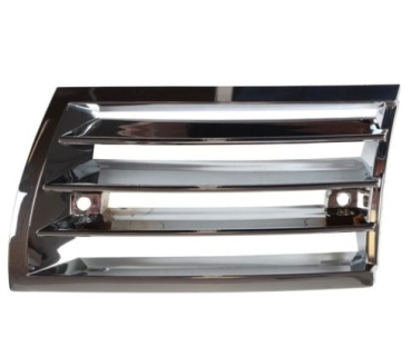 Gitter-vorne-Plastik-links-Chrom-Porsche 911-90155943127